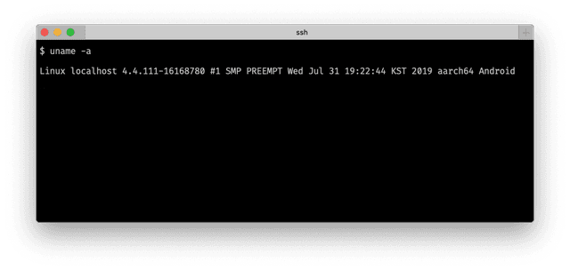 SSH to Termux from remote machine